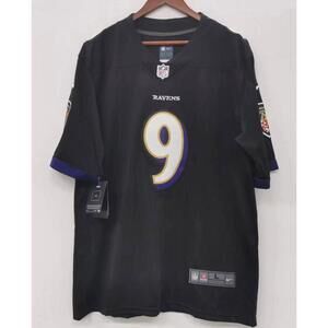 Justin Tucker Baltimore Ravens NFL Jersey Nike Black